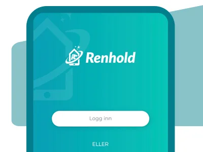 Aplikacja Renhold - ekran logowania