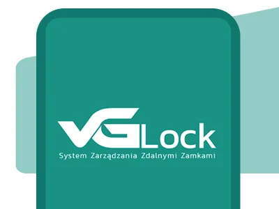 Aplikacja VG Lock - ekran startowy systemu zarządzania zdalnymi zamkami